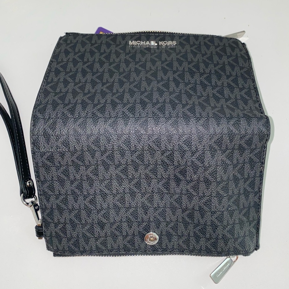 Black Adele Logo Smartphone Wallet Michael Kors - image 2